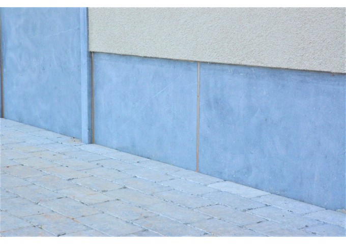 Bluestone 100x30x2cm pierre bleue chinois sous.bassement + chanfrain pièce