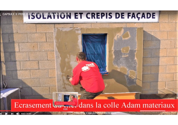 Filet Treillis Armature pour facade 145gramme Adam Materiaux Rouleau 50m²