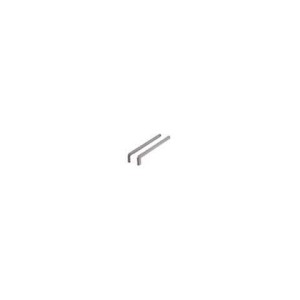 Embout-Arrêt KZ 400mm couleur 7039 gris clair pour seuil Aluminium/ paire droite et gauche