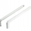 Embout.Arrêt KZ 400mm couleur BLANC pour seuil Aluminium paire droite et gauche