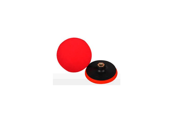 Porte Disque Dur pour Disqueuse diamètre 125mm avec Velcro pièce
