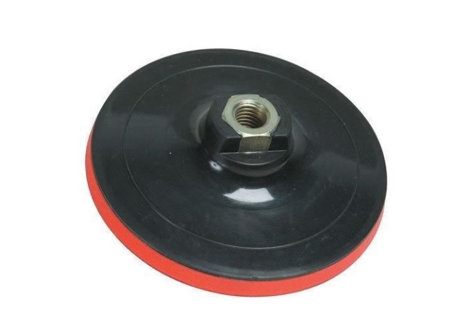 Porte Disque Dur pour Disqueuse diamètre 125mm avec Velcro pièce