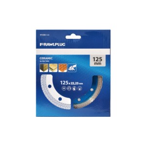 Disque Diamant 125x22,23mm ultra Fin Rawlplug/ pièce