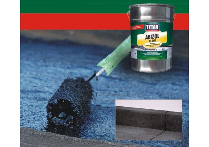 Abizol KL DM Tytan colle a froid pour roofing et Isolant PIR seau 18kg