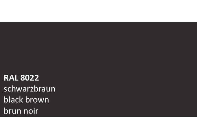 CREPIS Adam Materiaux RAL8022 1.5mm seau 25kg