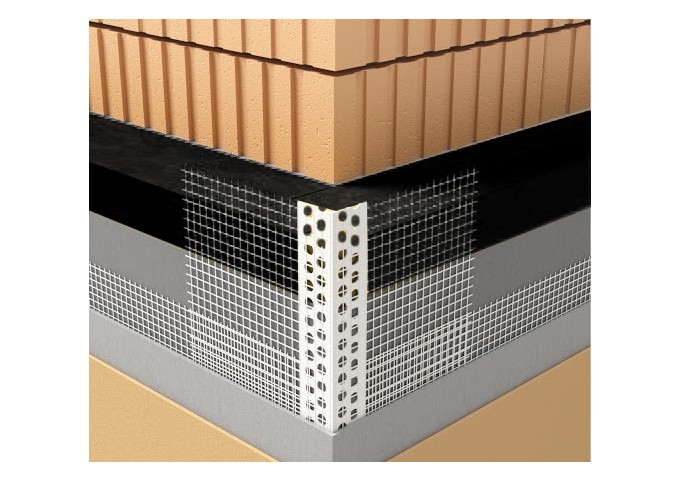 Cornière angle LK PVC Premium 2.5mètres + Filet 10x10cm Ballot 125mètres