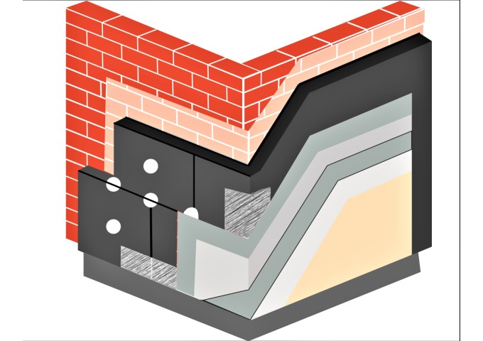 ISOLANT FACADE EPS GRIS 032 15cm Adam Materiaux 1m²