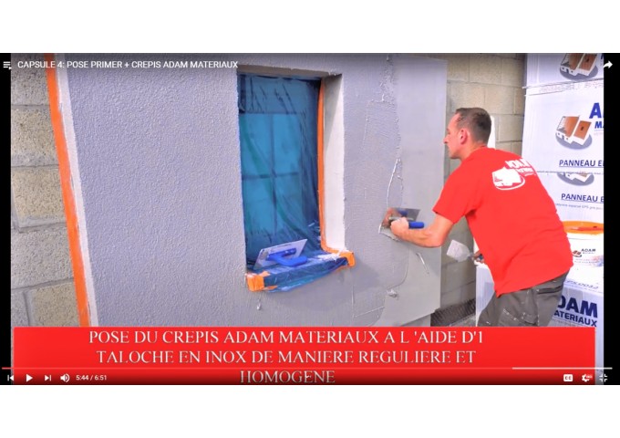 Platresse Plastique 270x130mm pour pose crépis Kubala 0300 pièce