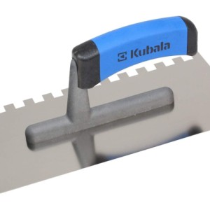 Platresse Dentelée 6x6mm en acier 270x130mm avec poignée plastique Kubala 0202/ pièce