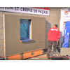 Plastique protection châssis BLEU 60cm x 75mètres Scley rouleau 45m²