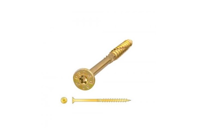 Vis bois renforcé 6x80mm CS 06080 Domax T30 200pièces