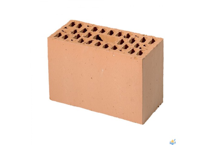 Bloc porotherm 29x19x19cm terre cuite CREUX Thermobrick 10N Benor Wienerbergher pièce
