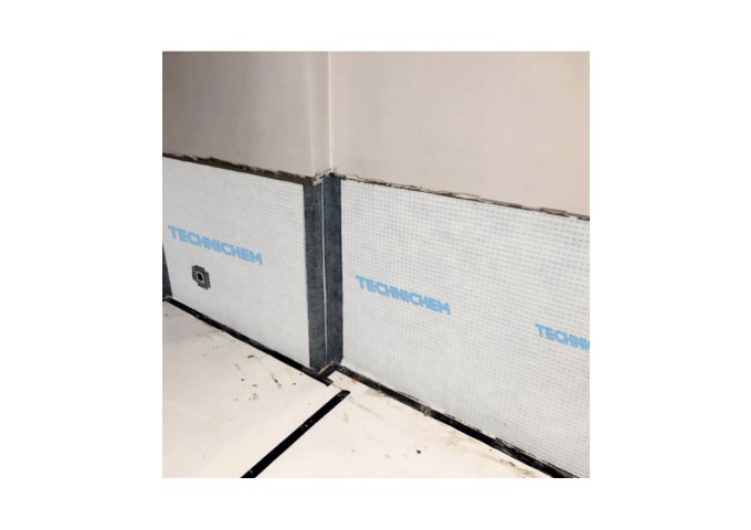 Membrane étanche 0.5mm Blanche Techni.Plaster NT 1 30 pour murs humide avant plafonnage Technichem Rouleau 30m²
