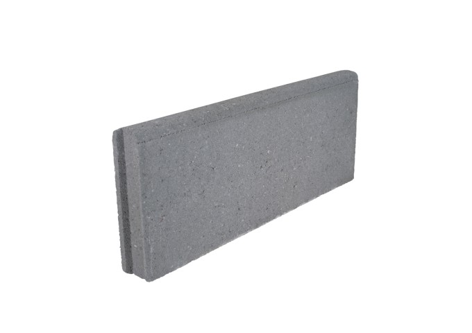 Bordure béton GRISE 100x20x5cm pièce