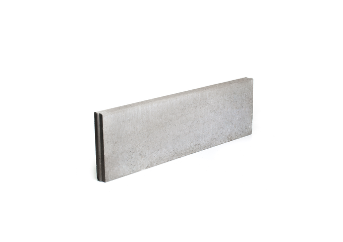 Bordure béton GRISE 100x25x5cm pièce