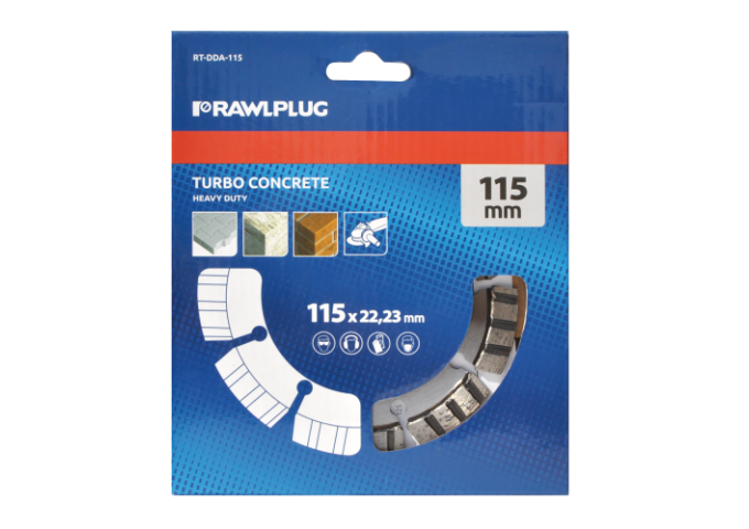 Disque DIAMANT 115x22 23mm Rawlplug pièce
