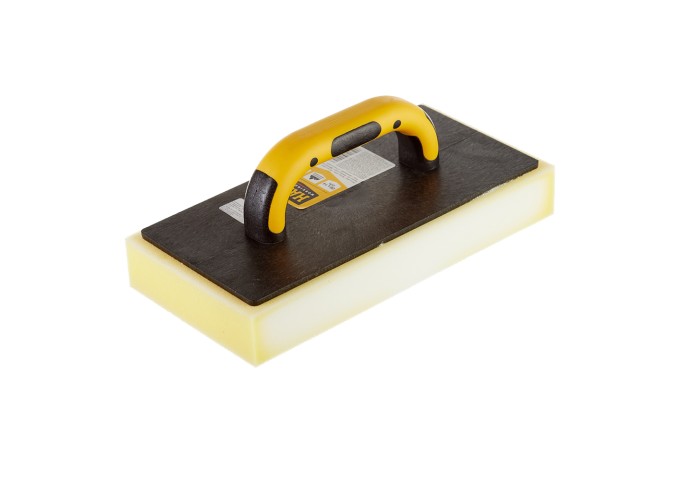 Taloche en Plastique noir 280x140mm + éponge blanche 40mm avec poignée souple pièce