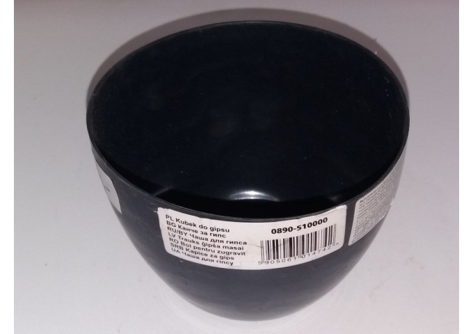 Récipient de plâtrage en PVC Diamètre 12cm et Hauteur 9cm pièce