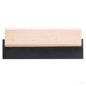 Spatule Lisse 250x80mm caoutchouc avec manche en bois Hardy/ pièce
