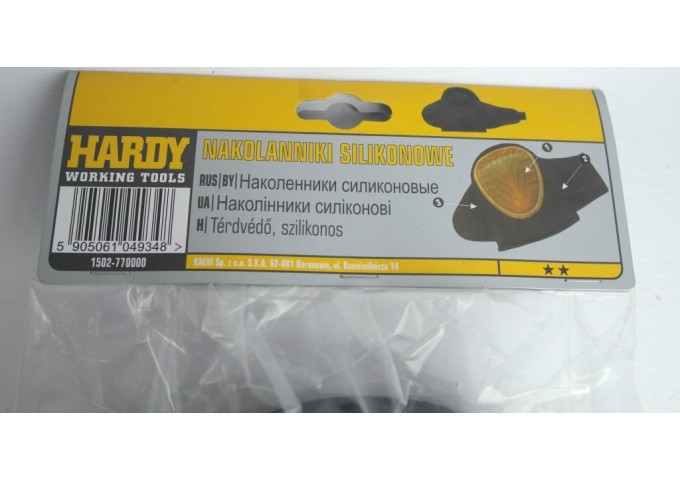 Genouillères PRO en silicone Hardy par paire