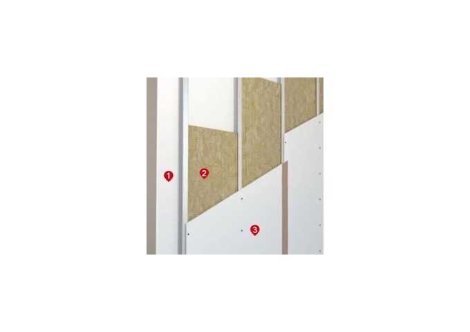 Rockwool Rockton SUPER 7cm Isolant laine de roche RIGIDE et ACOUSTIQUE en panneau RF ballot 4.88m²