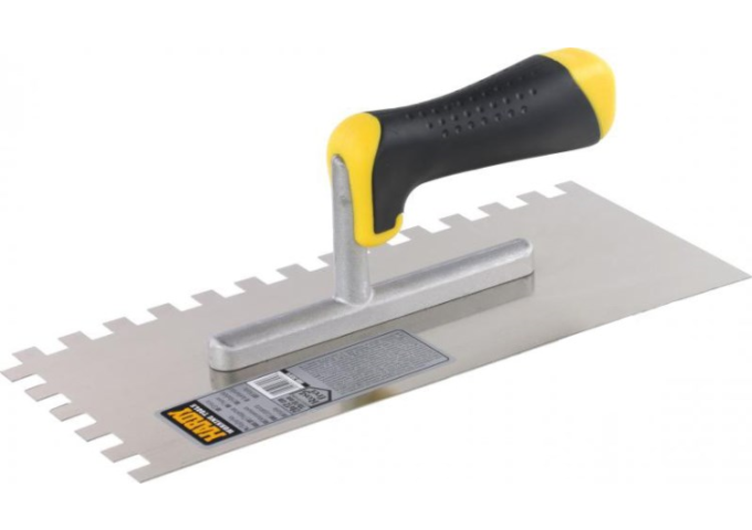 Platresse Dentelée 10x10mm en acier 280x120mm Hardy 28 pièce