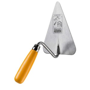 Truelle maçon 180x150mm en acier avec poignée bois Hardy 30/ pièce