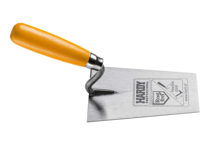 Truelle pour Façade et Plafonnage 160x110mm en acier avec poignée en bois Hardy 30 pièce