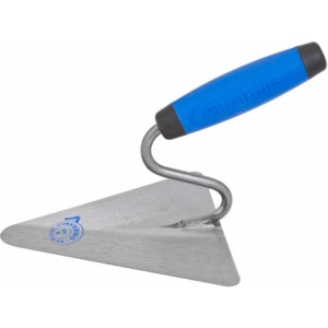 Truelle triangulaire pour maçon 160x140mm en acier avec poignée en résine G-6 Kubala 0813