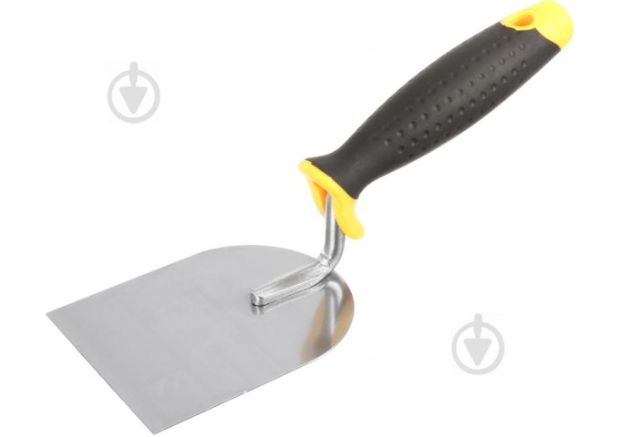 Truelle pour Façade et Plafonnage 100x80mm en acier avec poignée en résine 2K Hardy 28 pièce