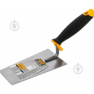 Truelle pour Façade et Plafonnage 140x80mm en acier avec poignée en résine 2K Hardy 28/ pièce