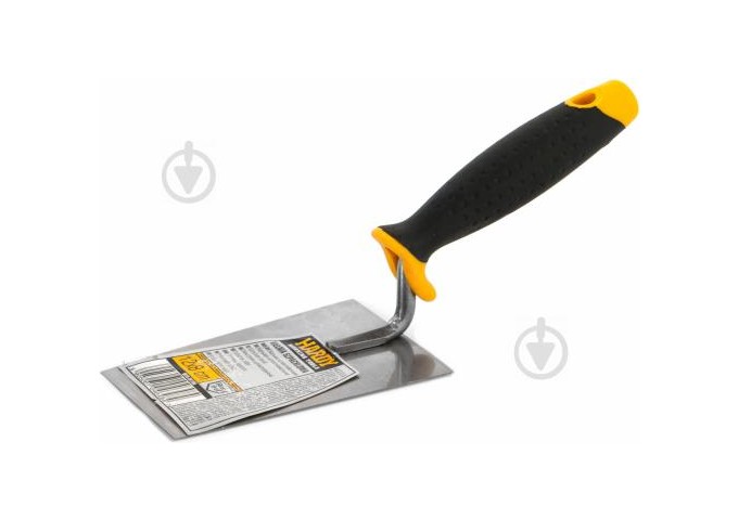 Truelle pour Façade et Plafonnage 120x80mm en acier avec poignée en résine 2K Hardy 28 pièce