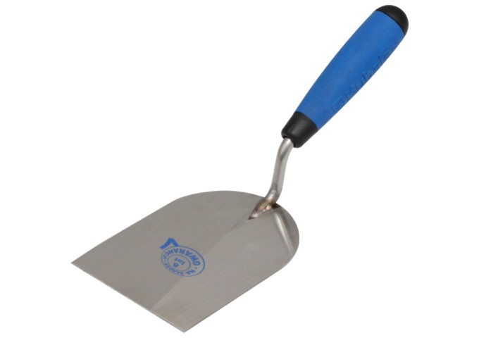 Truelle pour Façade et Plafonnage 110x80mm en acier avec poignée en résine G.5 Kubala 0953 pièce