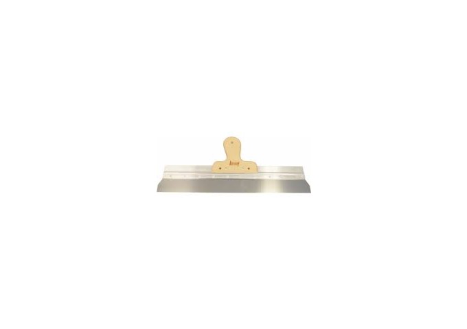 Couteau Lisse à enduire 480x130mm en acier avec manche en bois Knauf pièce