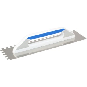 Platresse Dentelée 8x8mm en acier 480x130mm poignée plastique G-12 Kubala 0253/ pièce