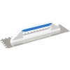 Platresse Dentelée 8x8mm en acier 480x130mm poignée plastique G.12 Kubala 0253 pièce