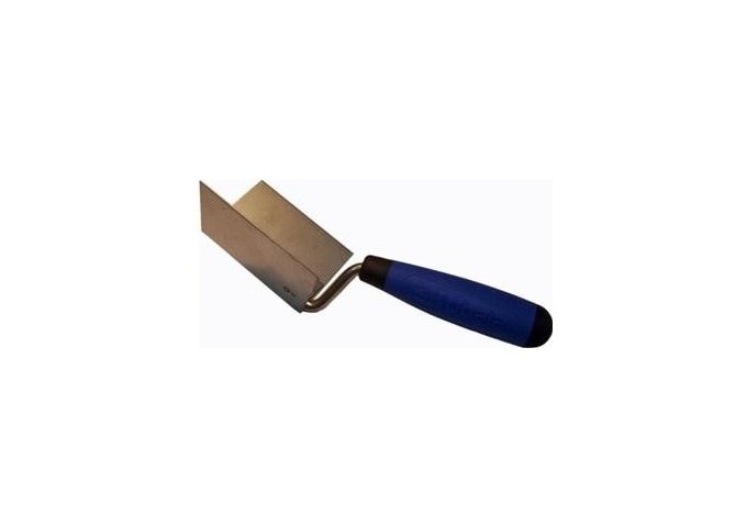 Truelle intérieur pour Façade et Plafonnage 85x60mm en acier avec poignée résine 2K Kubala 0939 pièce