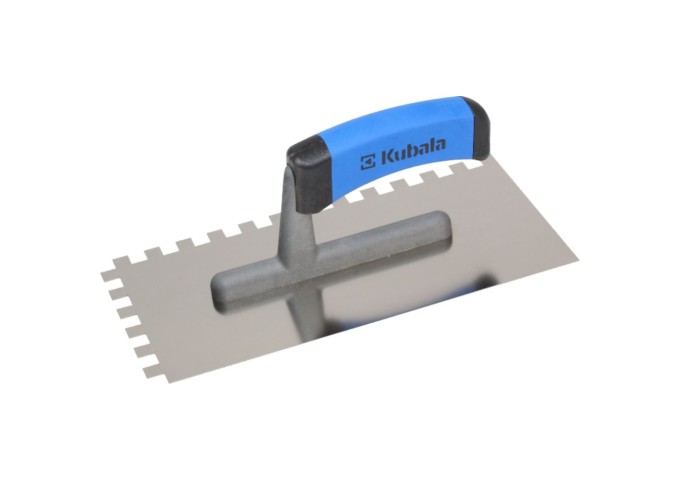 Platresse Dentelée 10x10mm en acier 270x130mm avec poignée plastique Kubala 0204 pièce