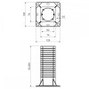 Blochet 200x120mm installation electrique KEZ 301.01 isolant EPS