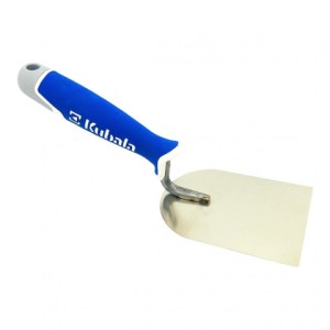 Truelle pour Façade et Plafonnage 100x80mm en acier avec poignée résine G-25 Kubala 0934/ pièce