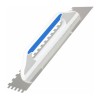 Platresse Dentelée 10x10mm en acier 480x130mm avec poignée plastique G.12 Kubala 0254 pièce