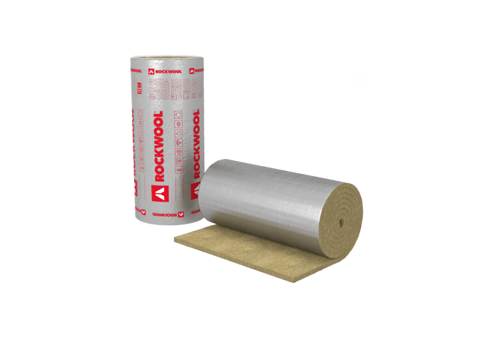 Rockwool Klimamat ALU 40 Larock 10cm laine roche ignifuge Rouleau 2.5m²