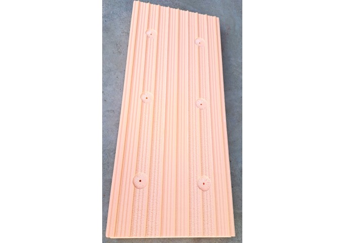 Isolant XPS BRKS N65 isolant 12cm pour briquette 6 a 6.5cm + Tenon.mortaise panneau 0.66m²