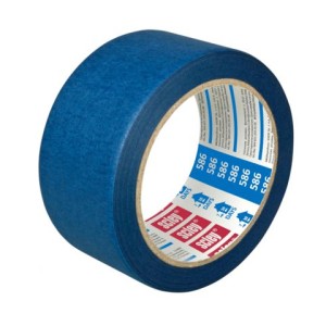 Tape - Ruban adhésif 38mm Bleu pour travaux peintures 586 Scley/ Rouleau 33mètres
