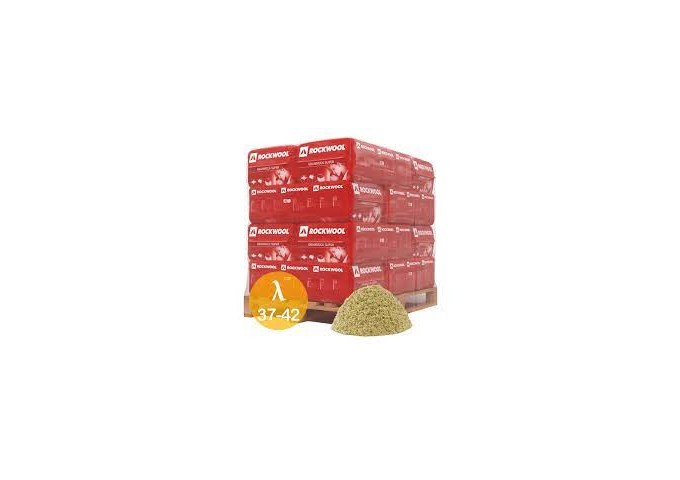 Rockwool Granrock Super Billes en Laine roche RF Anti.feu sac 20kg