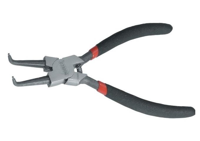 Pince à bec courbé pour circlips extérieure 200mm pièce