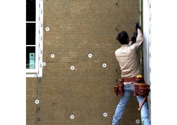 Rockwool Frontrock Plus 24cm Isolant laine de roche RIGIDE pour FACADE RF Ballot 0.6m²