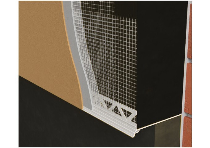 Rail Corniere départ LW206 PVC 200x8.6x10cm ballot 50mètres