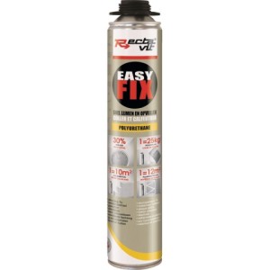 Mousse PUR EASY FIX NBS non expansive à visser Rectavit/ bombe 750ml