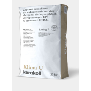 Colle Grise Kerakoll Klima U pour le collage et enduisage Isolants EPS/ palette 48 sacs x 25Kg= 1200Kg